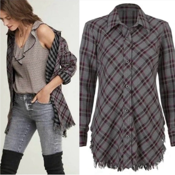 Cabi Highland Flannel, Style 3946, XL - Picture 1 of 6